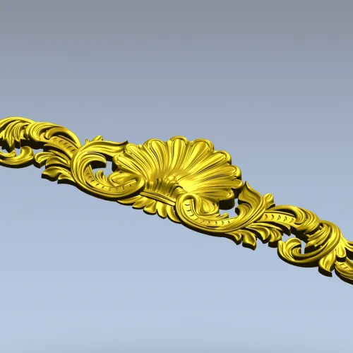 Картуш с раковиной - 3D модель STL для ЧПУ