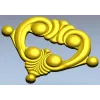 Угловой картуш "Лоренцо" - 3D модель STL для ЧПУ
