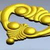 Угловой картуш "Лоренцо" - 3D модель STL для ЧПУ