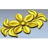 Цветочный картуш в формате STL для ЧПУ - 3D модель для фрезеровки