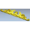 Baroque Shell Crest - STL 3D model for CNC router