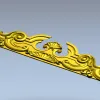 Baroque Shell Crest - STL 3D model for CNC router