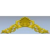 Декоративный картуш с раковиной - STL для ЧПУ