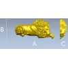 Рельефный лев в барельефе - STL модель для ЧПУ