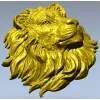 Рельеф "Гордый Лев" - 3D модель STL для ЧПУ