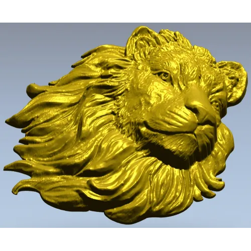 Рельеф "Гордый Лев" - 3D модель STL для ЧПУ