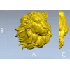 Рельеф "Гордый Лев" - 3D модель STL для ЧПУ