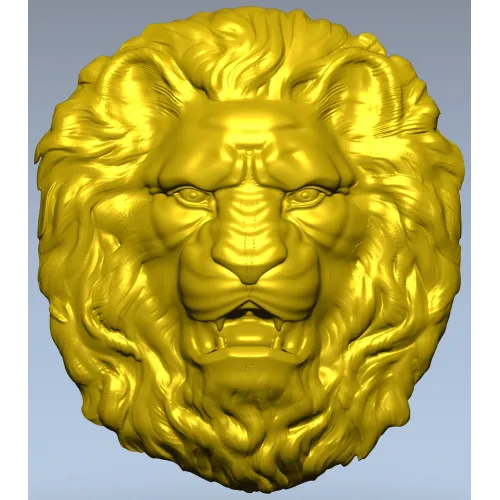 Львиная голова - 3D модель STL для ЧПУ