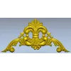 Декоративный картуш в стиле акант - STL модель для ЧПУ