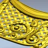 Парчовый занавес - декоративная панель STL для ЧПУ