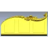 Rococo acanthus crest STL 3D model for CNC