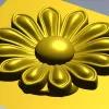 Розетка "Маргаритка" - 3D модель STL для ЧПУ