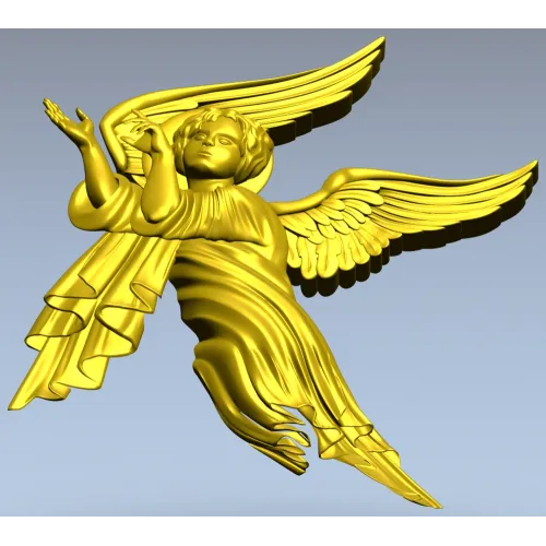 Летящий ангел - 3D модель STL для ЧПУ