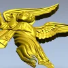 Летящий ангел - 3D модель STL для ЧПУ