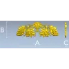 Grapevine Cartouche decorative STL model for CNC