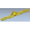 Seashell Acanthus Frieze - detailed STL 3D model for CNC