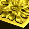 Квадратная розетка "Солнечный цветок" - 3D модель STL для ЧПУ
