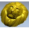 Рельеф головы льва - 3D модель STL для ЧПУ