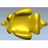 Regal Cartouche - STL 3D model for CNC carving