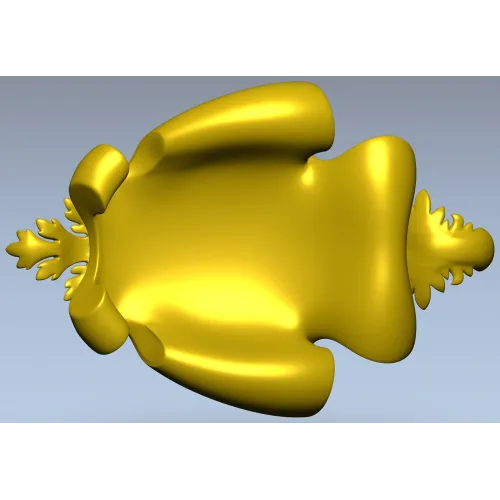 Regal Cartouche - STL 3D model for CNC carving