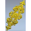 Вертикальный барочный декор с розеткой - 3D модель STL для ЧПУ