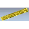 Ornamental Vine Frieze STL for CNC