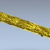 Ornamental Vine Frieze STL for CNC
