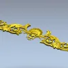 Rococo Seashell Crest - 3D STL for CNC Milling