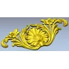 Резной картуш "Ракушечный" - 3D модель STL для ЧПУ
