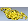 Резной картуш "Ракушечный" - 3D модель STL для ЧПУ