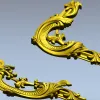 Рокайльный картуш - декор для ЧПУ в формате STL