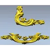 Рокайльный картуш - декор для ЧПУ в формате STL