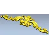 Baroque Acanthus Cartouche STL model for CNC