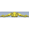 Baroque Acanthus Cartouche STL model for CNC