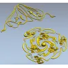 Spiral Rosette & Corner Ornament STL set for CNC