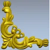 Rococo Acanthus Corner STL for CNC