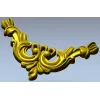 Rococo Acanthus Corner STL for CNC