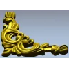 Rococo Acanthus Corner STL for CNC