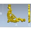 Rococo Acanthus Corner STL for CNC