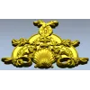 Рокайльный картуш с раковиной - 3D модель STL для ЧПУ