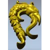 Aureate Sea-Dragon - decorative STL 3D model for CNC carving