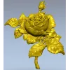 Резная роза - 3D модель STL для ЧПУ