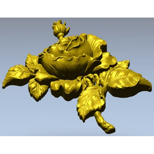 Резная роза - 3D модель STL для ЧПУ