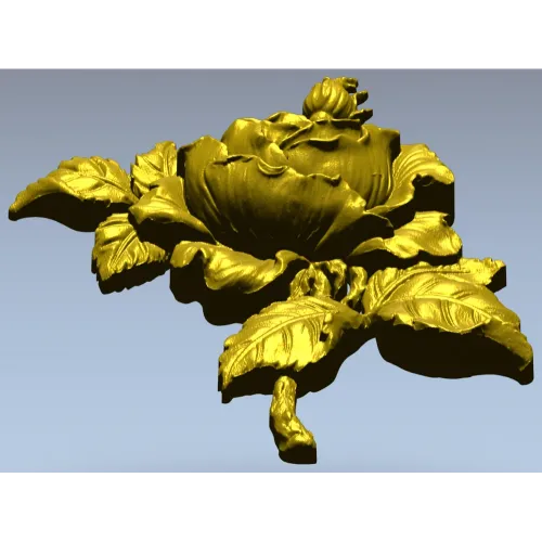 Резная роза - 3D модель STL для ЧПУ