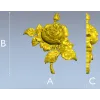 Резная роза - 3D модель STL для ЧПУ