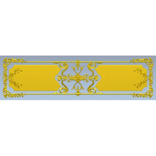 Фриз Альмерия - 3D модель STL для ЧПУ (декоративный фриз)