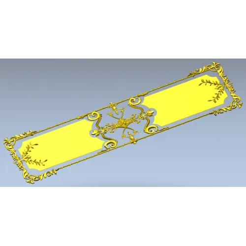 Фриз Альмерия - 3D модель STL для ЧПУ (декоративный фриз)