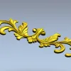 Акантовый бордюр - 3D модель в формате STL для ЧПУ