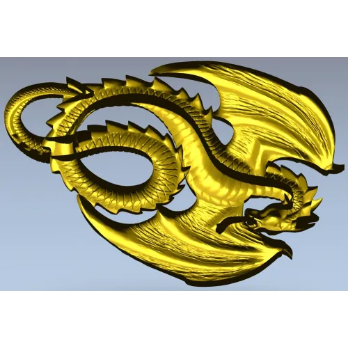 Дракон Бесконечности - STL 3D модель для ЧПУ