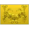 Цветочная гирлянда с лентами - 3D модель STL для ЧПУ